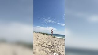Mia Melano Teases Her Pussy to a Beachside Orgasm in Public Masturbation Video