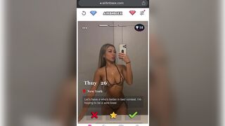 Asian Beauty Teases with Her Tight Ass on Big Black Cock Video