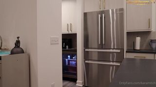 Kara Mitch Shakes Her Juicy Ass And Plays With Her Tits While Giving A Sloppy Blowjob Till Cum Facial In Her Latest Onlyfans Video