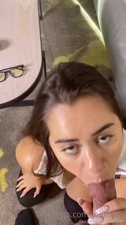Jadeteen Plays Naughty Secretary in Hardcore Office Fuck Video with Creampie Finish