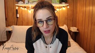 KingAuraTV AuroraXoxo Teases with Dildo Sucking and Pussy Fingering Before a Wild Ride Video