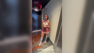 Ashley Aoky College Tease Takes a Throbbing Cock for a Wild Ride till She Gets a Messy Creampie in Steamy OnlyFans Video