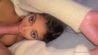Tasteofheaven Teases with Close-Up Cock Sucking in Intense Tit Fuck Video