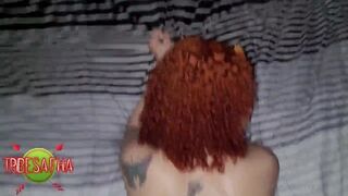 Persian Muffins Curly PAWG Teases and Takes BBC in Intense Doggystyle Action on Video