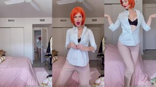 Amanda Cerny Leaked Video Teases Her Juicy Tits And Thicc Ass In Sexy Lingerie