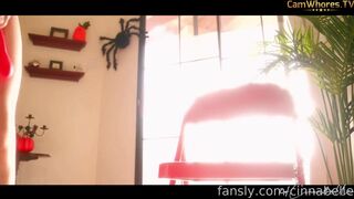 Cinnabelle Teases Her Juicy Pussy with a Dildo Until She Squirts in Explosive OnlyFans Video