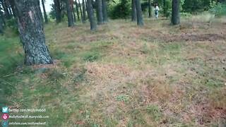 Molly Redwolf Gets Down And Dirty In Hardcore Forest Fuck Fest
