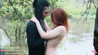Molly Redwolf Gets Down And Dirty In Hardcore Forest Fuck Fest