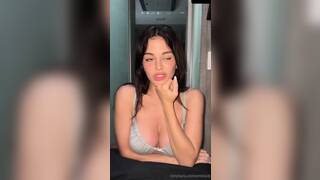 Emily Black Leaked Video Teases Steamy JOI and Sloppy Blowjob Action