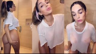 Lyna Perez Leaked Video Nude Shower Tease