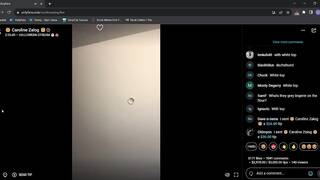 Caroline Zalog Teases Her Naughty Halloween Costumes in Leaked Livestream Video