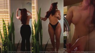 Marsnoire Shows Off Her Thick Ass Shower Tease Video
