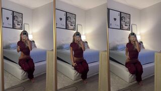 Breckie Hill Teases in Front of the Mirror in Leaked OnlyFans Video