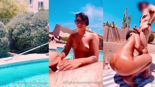 Anna Beggion Teases with a Sloppy Big Dick Blowjob and Outdoor Fuck in Leaked OnlyFans Video