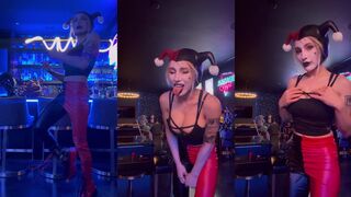 Liz Katz as Harley Quinn Teasing Her Perfect Rack in the Gym Exclusive OnlyFans Video