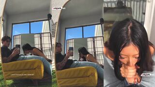 Aeries Steele Teases Cock Hunger Caught on Leaked Mirror Fuck Video