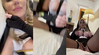 Diora Baird Stars as Horny Nun Teasing Her Nude Pussy in Leaked OnlyFans Video