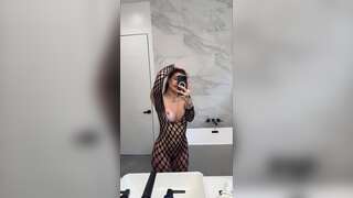 Arikytsya Teases in Fishnet Lingerie While Riding Her Favorite Sex Toy in Leaked OnlyFans Video