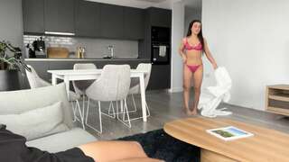Beachbby Teases Couch Creampie Action with Daisy Drew in Steamy Video