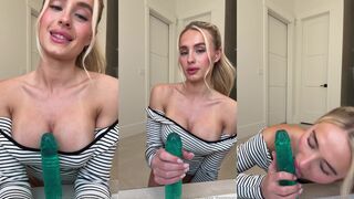 Vega Thompson Gives Sloppy Blowjob While You Follow Her Jerk Off Instructions Video