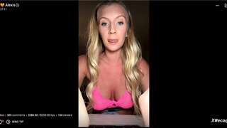 Alexis Clark Live Stream Video Where She Teases Those Juicy Tits