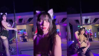 Asianbunnyx Gets Naked and Teases Her Perfect Nipples in Strip Dance OnlyFans Video