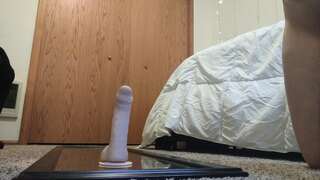 Tawney Seren Teases Her Tight Pussy with Monster Dildo in Intense Fuck Video