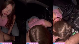 Callmesloo loves sucking dick in public parking lot blowjob video