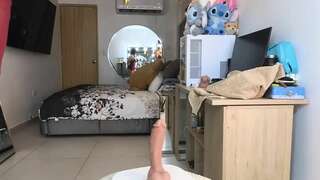 Gummies15 Teases Her Tight Pussy with a Big Dildo in Leaked Amateur Video