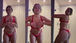 Ximena Saenz Booty Shakin Bikini Tease Video