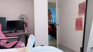 Zoe Neli My Slutty Step Sis Caught Me in Her Room and Started Grabbing My Shaft