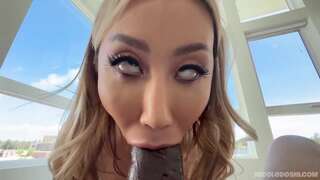 NicoleDoshi Fucks a Dredd's BBC while teasing her wet pussy in lingerie video