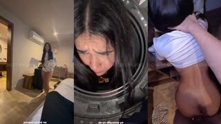 Michelle Rabbit Teases in the Washing Machine and Takes a Hard Pounding in This Wild Video