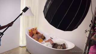 Bishoujomom Gets Naughty in Furry Cosplay Bathtub Video