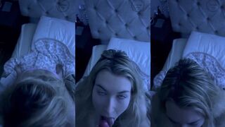 Sabrina Vaz Teases POV Sloppy Blowjob Action with Cum Swallowing in Leaked OnlyFans Video