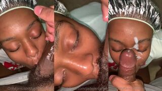 JadeJordanPH Drains and Teases Nuts in Ebony Blowjob Video Leaked from OnlyFans