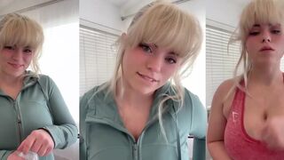 Sabrina Banks Plays Naughty Milf Next Door in Pink Bra JOI Video Fantasy