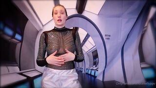 Rose Kelly Plunges Purple Blue Dildos Deep in Pussy Ass Masturbation Video