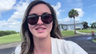 FitBryceFlix Takes a Hard Pounding in Broad Daylight Driveway Fuck Video