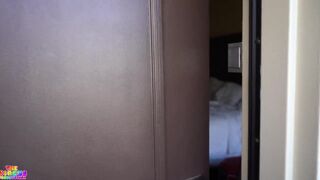 GibbyTheClown Curvy Goddess Pornstar Teases in Fishnet Bodystocking for Intense Hotel Room Fuck Video