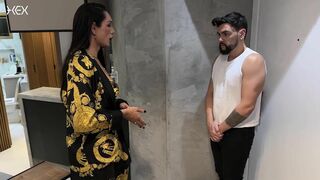 Ts Roberta Cortes Takes Charge in Kinky Roleplay Video Transforming Him into Her Submissive Sissy Fuck Maid