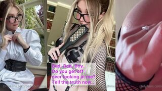Belle Delphine Plays Naughty Secretary in Explicit Dildo Roleplay Video