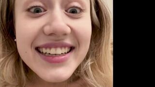 MadiAnger Films Herself in Naughty Bathroom Solo Play Video with her Curvy Body and Pussy Tease