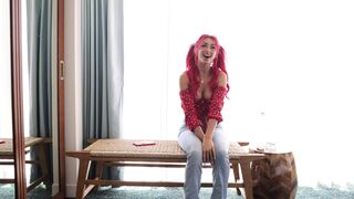 NalaFitness Gets Down and Dirty in Steamy Redhead Sex Tape Video