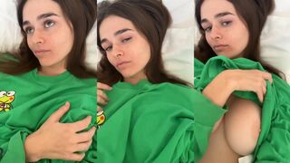 Megnut Teases Her Juicy Tits in Wet T-Shirt Leaked Video