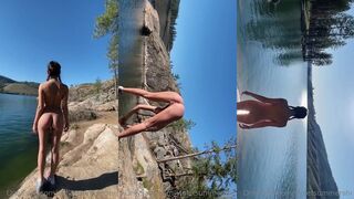 Violet Summers Teases Naked Yoga Poses Outdoors Before Intense Doggystyle in Leaked Sex Video