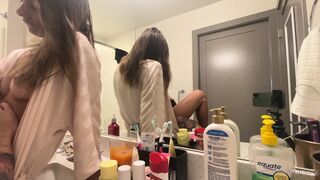 Lavynder Rain Gets Dirty in Steamy Bathroom Fuck Tape Finally Unveiled