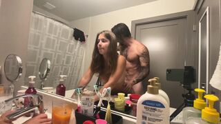 Lavynder Rain Gets Dirty in Steamy Bathroom Fuck Tape Finally Unveiled