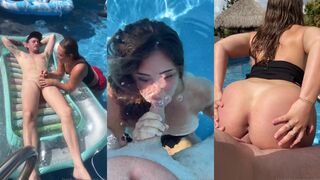 Mayseeds Gets Wet and Wild in Leaked OnlyFans Underwater Pool Fuck Video