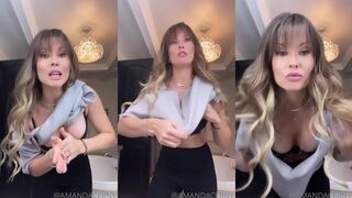 Amanda Cerny Gets Intimate Teasing Her Perfect Rack Up Close in This Leaked Video You Wont Believe
